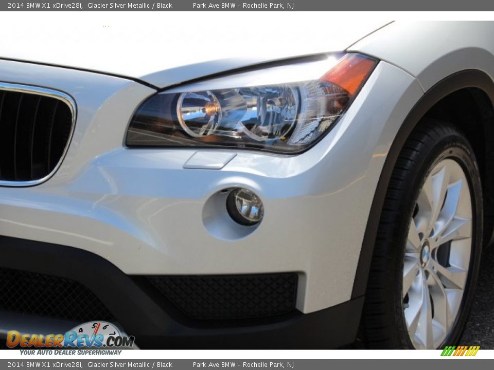2014 BMW X1 xDrive28i Glacier Silver Metallic / Black Photo #31