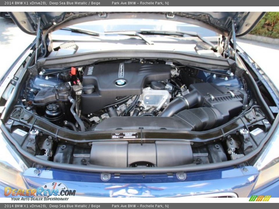 2014 BMW X1 xDrive28i Deep Sea Blue Metallic / Beige Photo #29