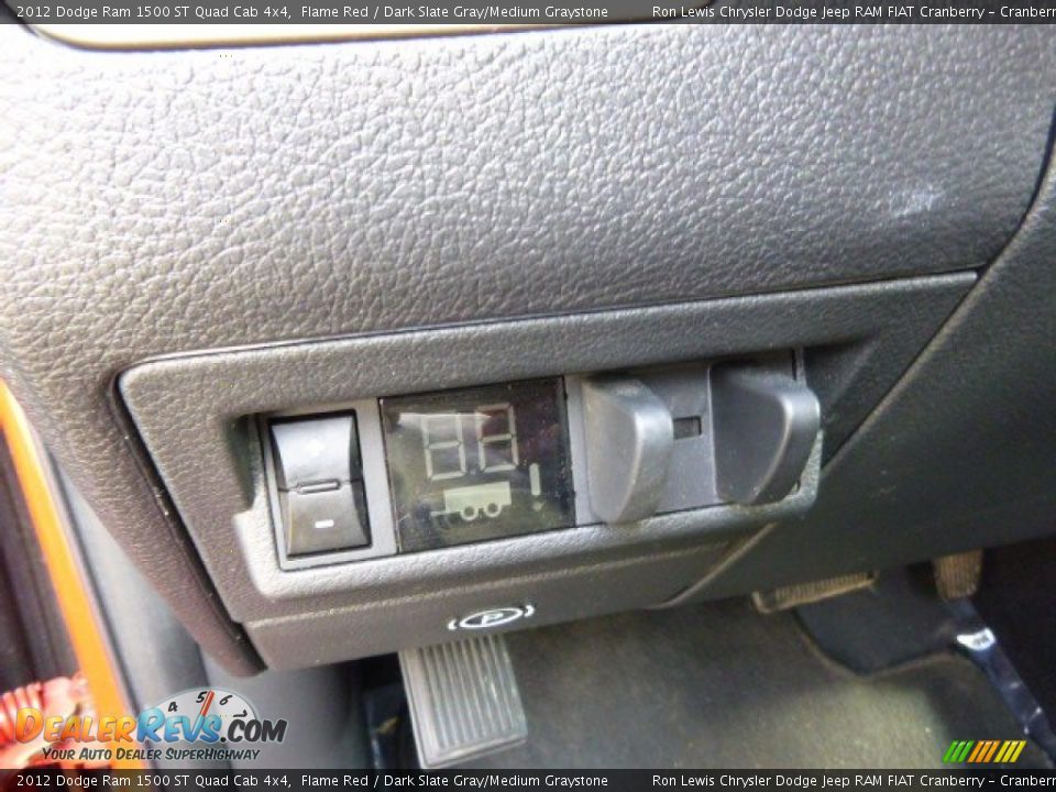 2012 Dodge Ram 1500 ST Quad Cab 4x4 Flame Red / Dark Slate Gray/Medium Graystone Photo #15