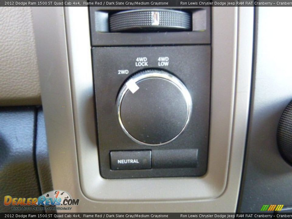 2012 Dodge Ram 1500 ST Quad Cab 4x4 Flame Red / Dark Slate Gray/Medium Graystone Photo #17