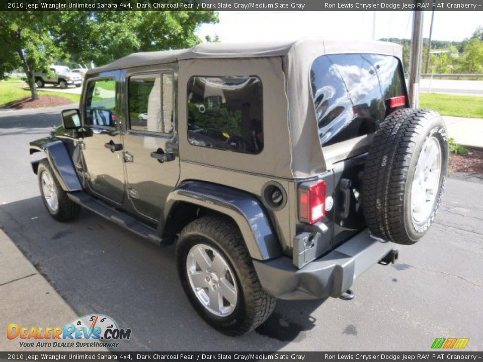 2010 Jeep Wrangler Unlimited Sahara 4x4 Dark Charcoal Pearl / Dark Slate Gray/Medium Slate Gray Photo #6