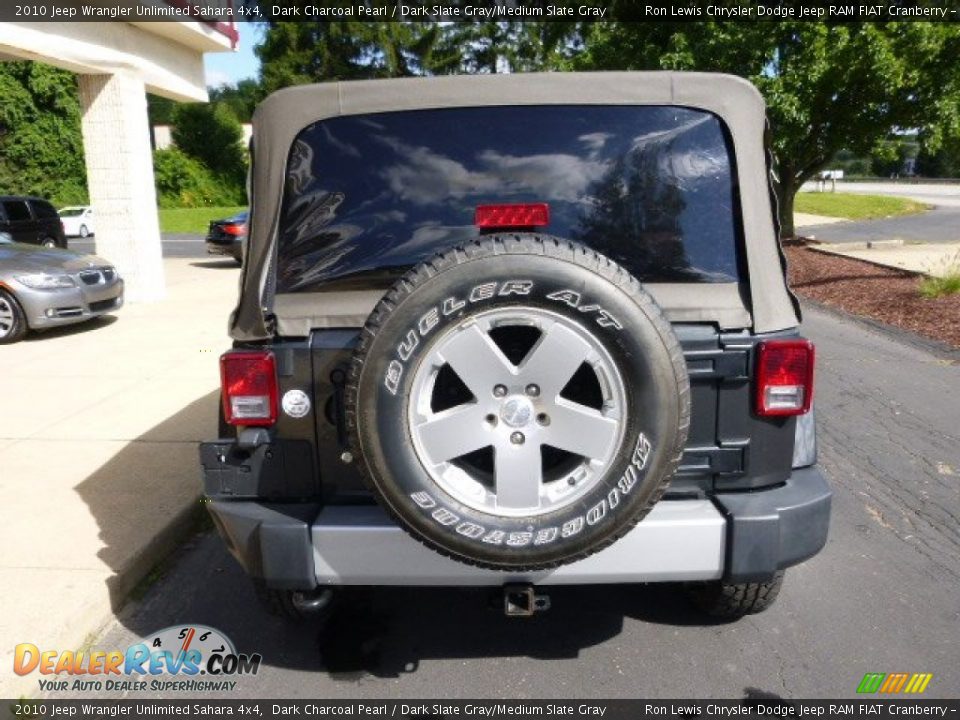 2010 Jeep Wrangler Unlimited Sahara 4x4 Dark Charcoal Pearl / Dark Slate Gray/Medium Slate Gray Photo #7