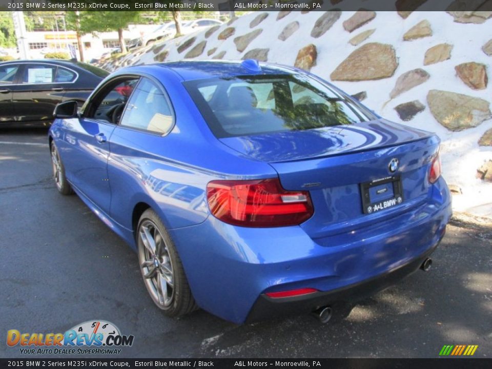 2015 BMW 2 Series M235i xDrive Coupe Estoril Blue Metallic / Black Photo #4
