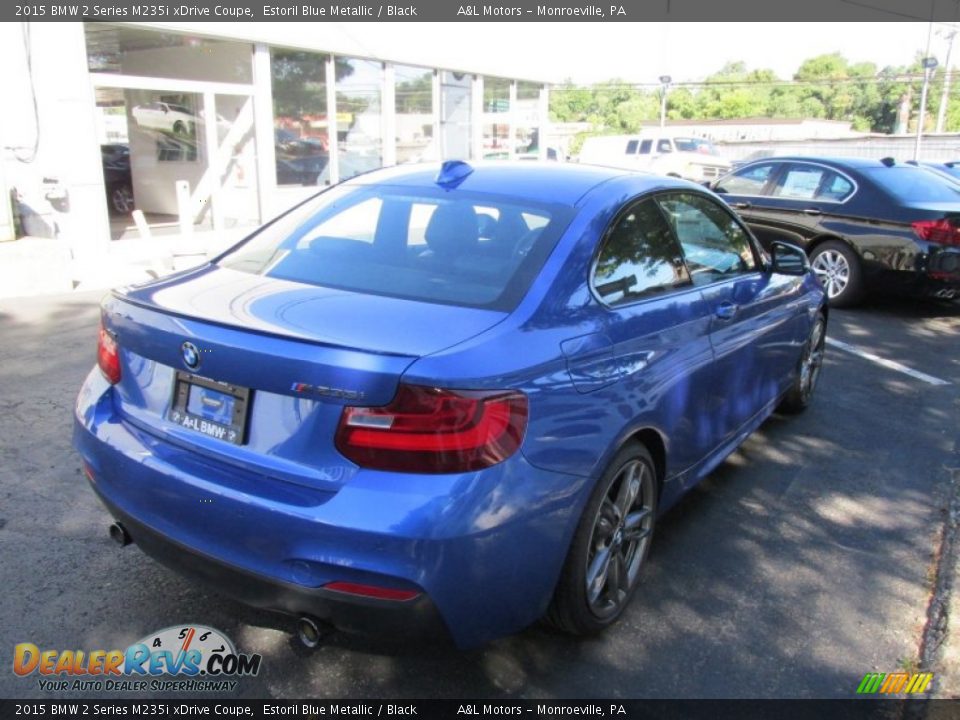 2015 BMW 2 Series M235i xDrive Coupe Estoril Blue Metallic / Black Photo #6
