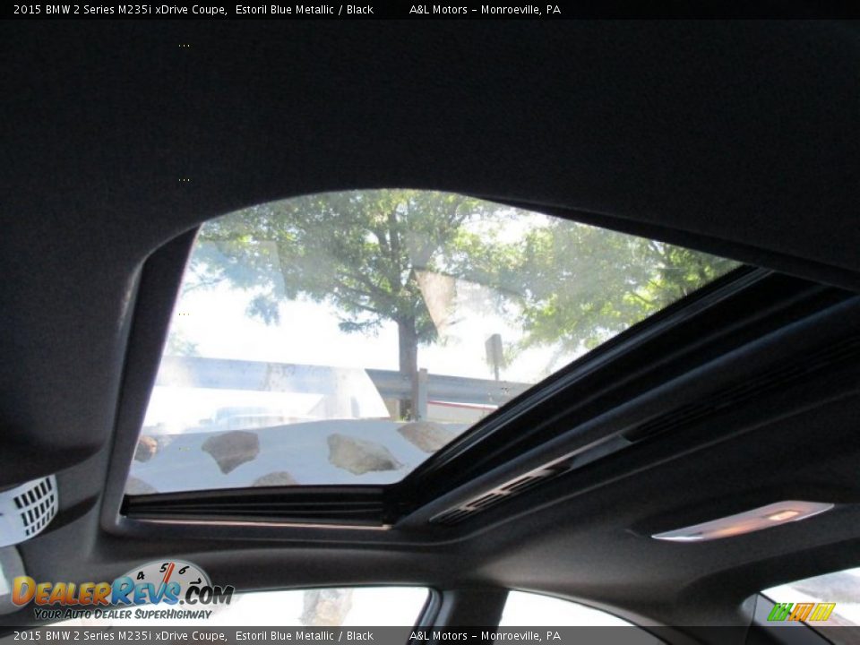 2015 BMW 2 Series M235i xDrive Coupe Estoril Blue Metallic / Black Photo #11