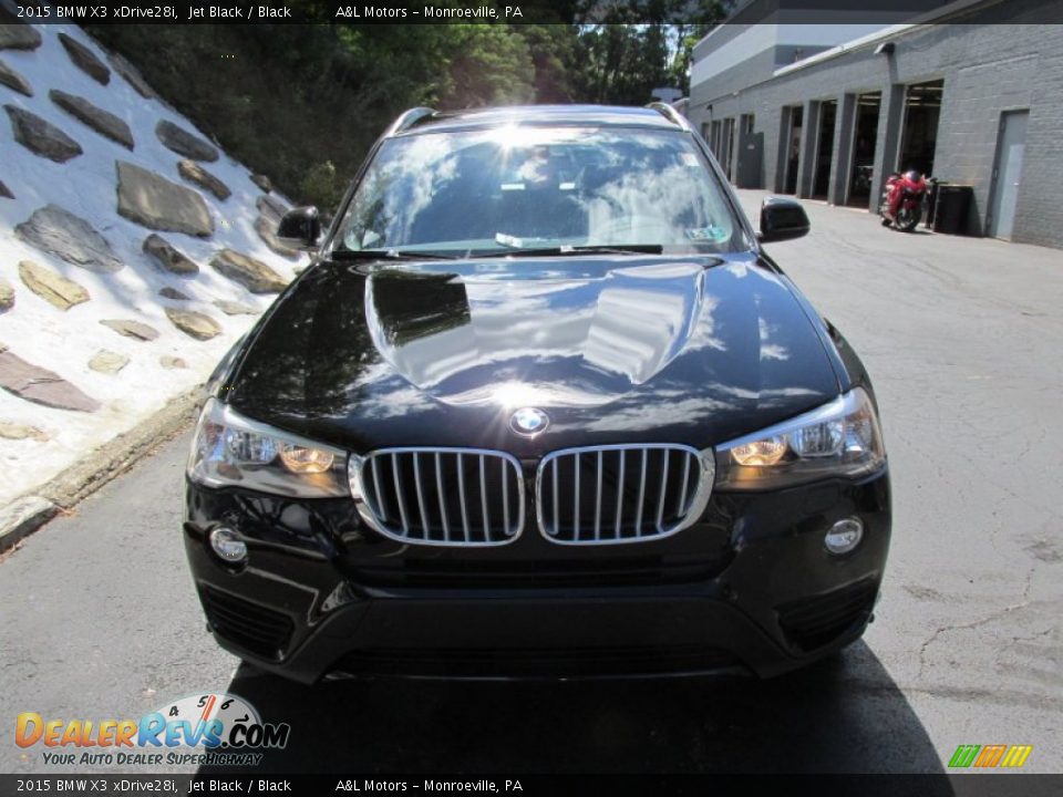 2015 BMW X3 xDrive28i Jet Black / Black Photo #8