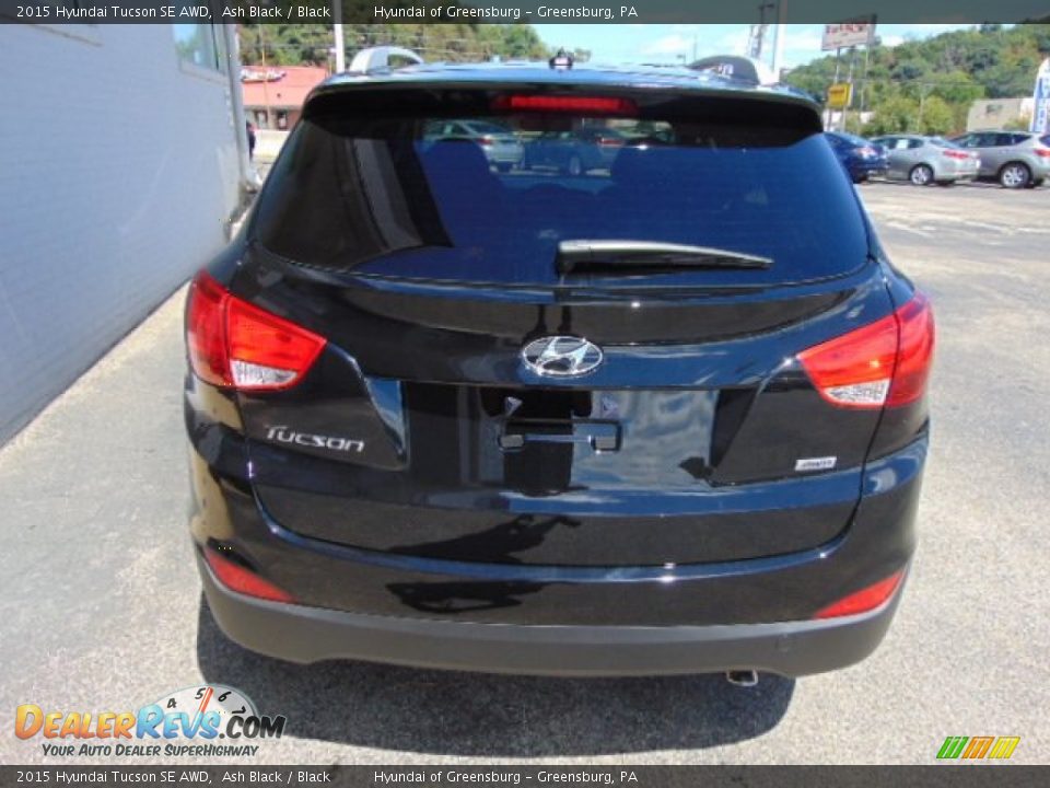 2015 Hyundai Tucson SE AWD Ash Black / Black Photo #6