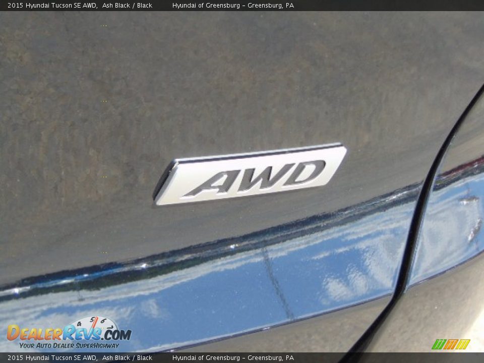 2015 Hyundai Tucson SE AWD Ash Black / Black Photo #7