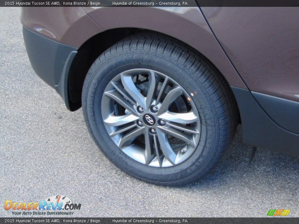 2015 Hyundai Tucson SE AWD Kona Bronze / Beige Photo #3