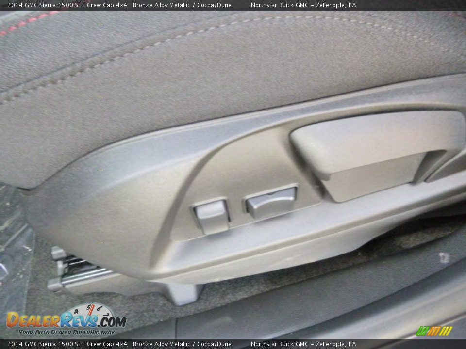 2014 GMC Sierra 1500 SLT Crew Cab 4x4 Bronze Alloy Metallic / Cocoa/Dune Photo #14