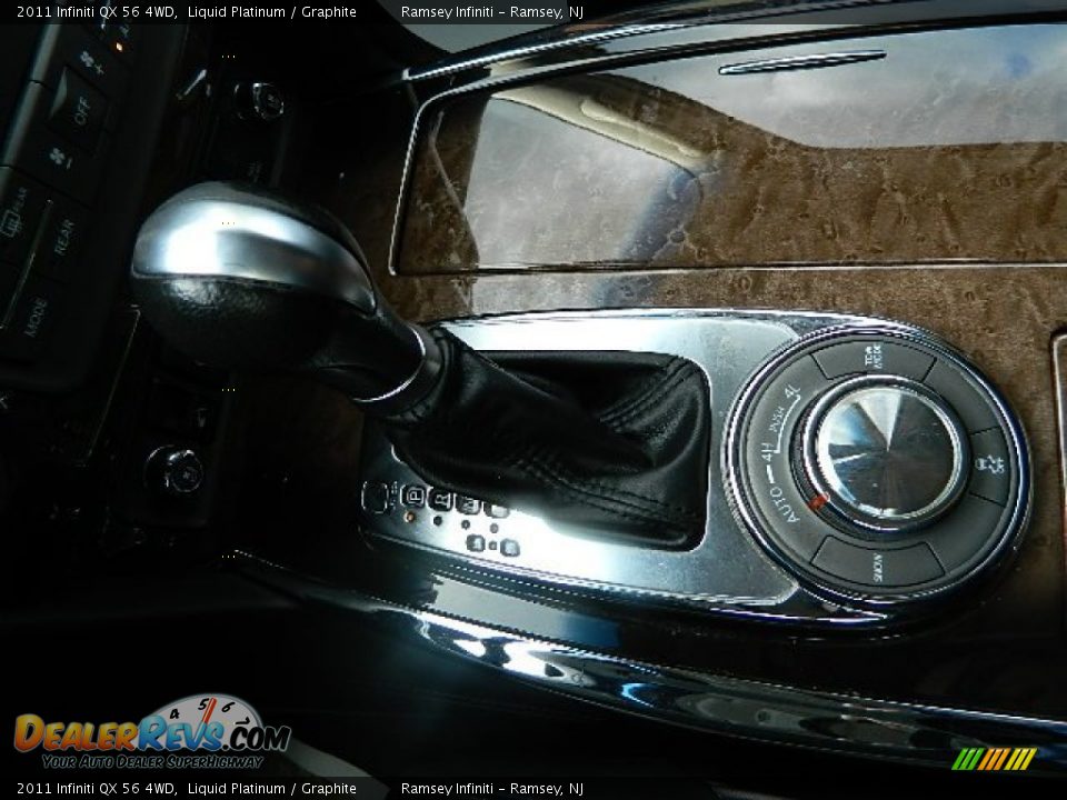 2011 Infiniti QX 56 4WD Liquid Platinum / Graphite Photo #26