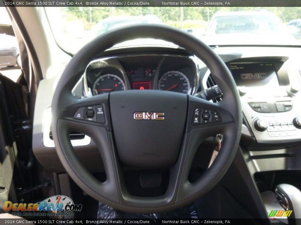 2014 GMC Sierra 1500 SLT Crew Cab 4x4 Bronze Alloy Metallic / Cocoa/Dune Photo #18
