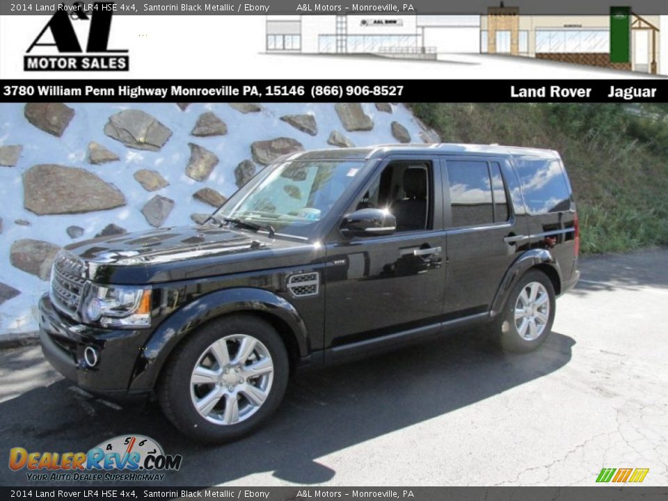 2014 Land Rover LR4 HSE 4x4 Santorini Black Metallic / Ebony Photo #1