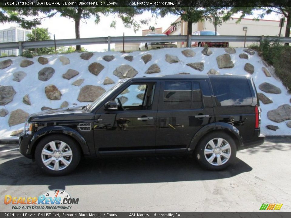 2014 Land Rover LR4 HSE 4x4 Santorini Black Metallic / Ebony Photo #2