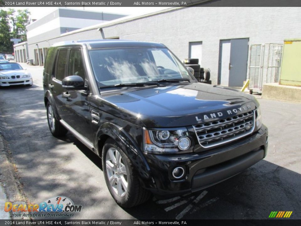 2014 Land Rover LR4 HSE 4x4 Santorini Black Metallic / Ebony Photo #7