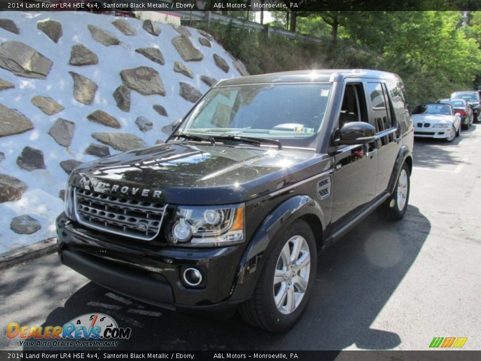 2014 Land Rover LR4 HSE 4x4 Santorini Black Metallic / Ebony Photo #9