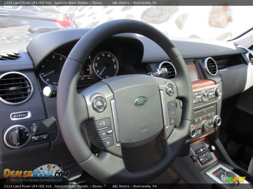 2014 Land Rover LR4 HSE 4x4 Santorini Black Metallic / Ebony Photo #14