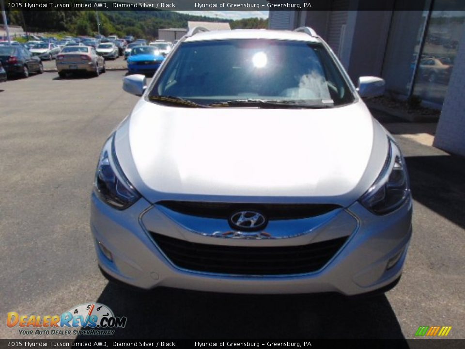 2015 Hyundai Tucson Limited AWD Diamond Silver / Black Photo #4