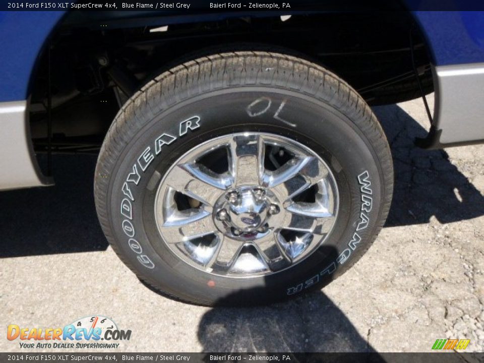 2014 Ford F150 XLT SuperCrew 4x4 Blue Flame / Steel Grey Photo #9