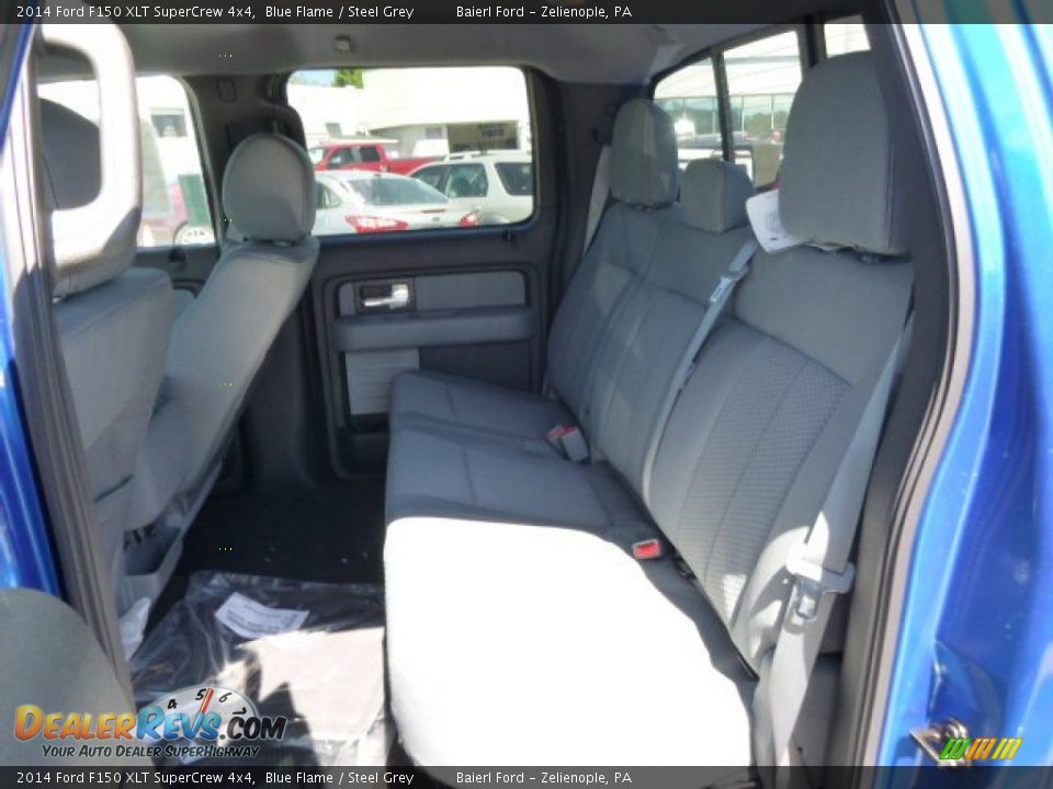 2014 Ford F150 XLT SuperCrew 4x4 Blue Flame / Steel Grey Photo #11