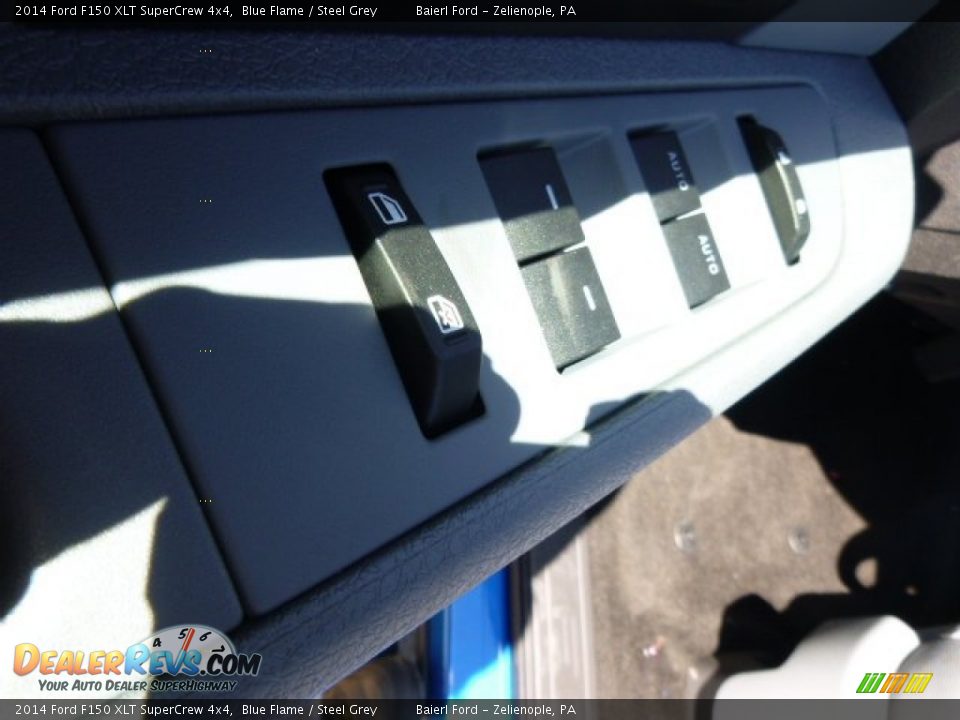 2014 Ford F150 XLT SuperCrew 4x4 Blue Flame / Steel Grey Photo #13