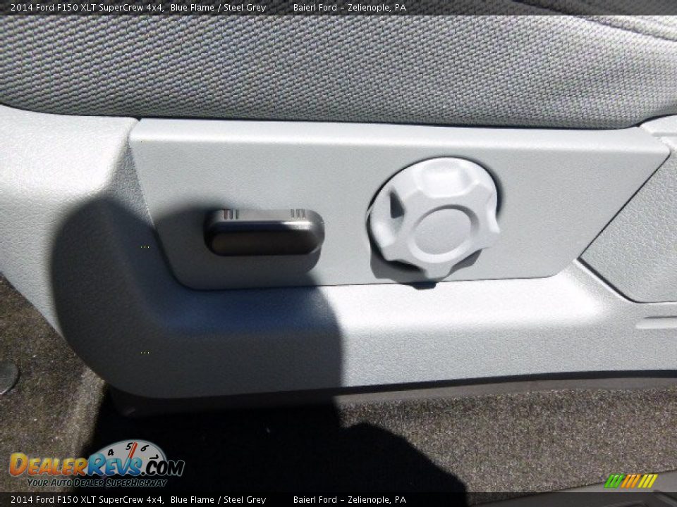 2014 Ford F150 XLT SuperCrew 4x4 Blue Flame / Steel Grey Photo #14