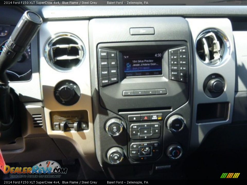 2014 Ford F150 XLT SuperCrew 4x4 Blue Flame / Steel Grey Photo #15