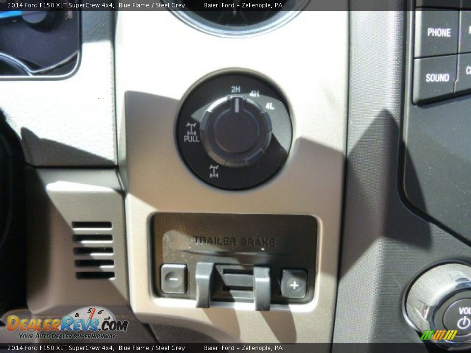 2014 Ford F150 XLT SuperCrew 4x4 Blue Flame / Steel Grey Photo #16