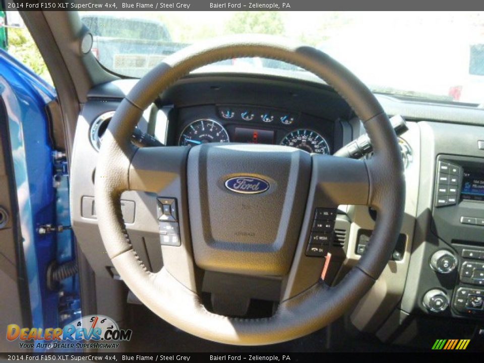 2014 Ford F150 XLT SuperCrew 4x4 Blue Flame / Steel Grey Photo #18