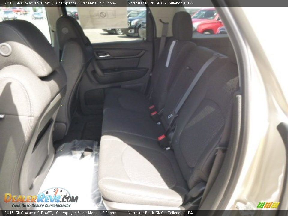 2015 GMC Acadia SLE AWD Champagne Silver Metallic / Ebony Photo #11