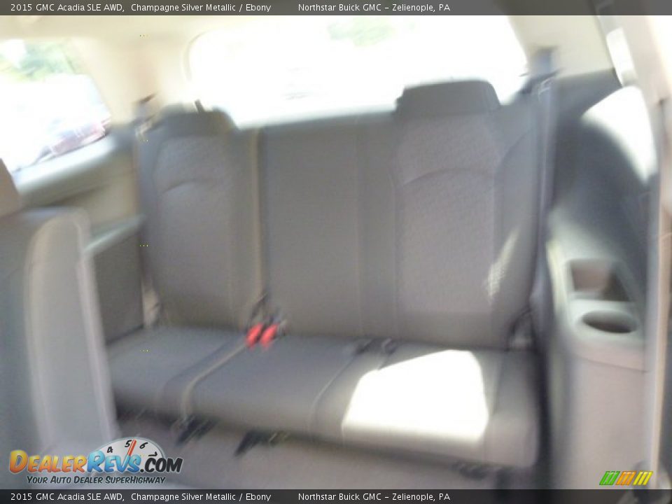 2015 GMC Acadia SLE AWD Champagne Silver Metallic / Ebony Photo #12