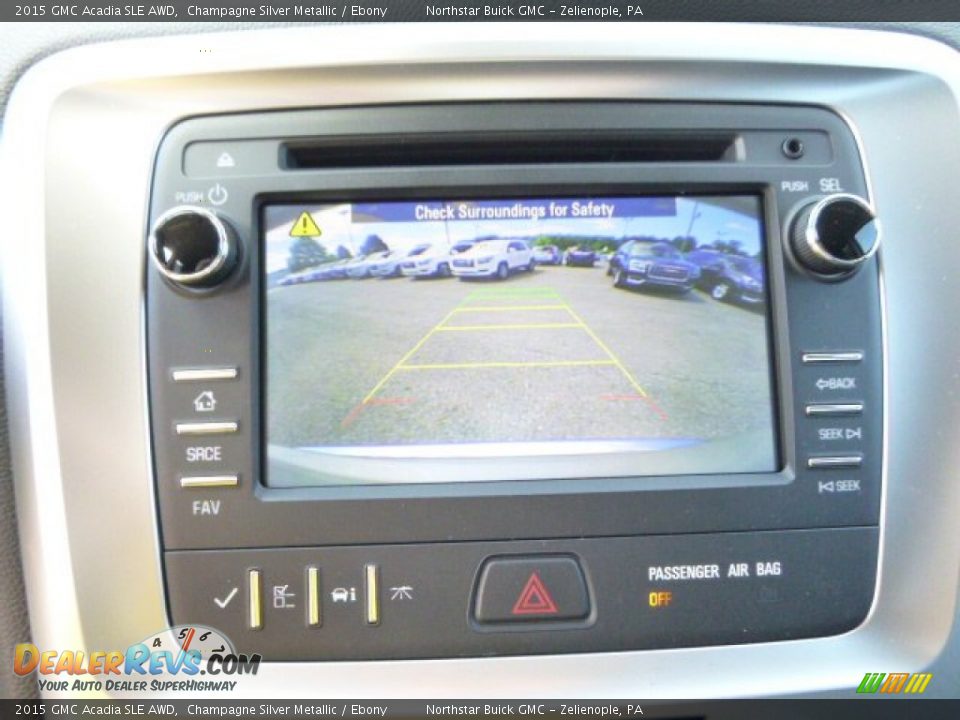 2015 GMC Acadia SLE AWD Champagne Silver Metallic / Ebony Photo #15