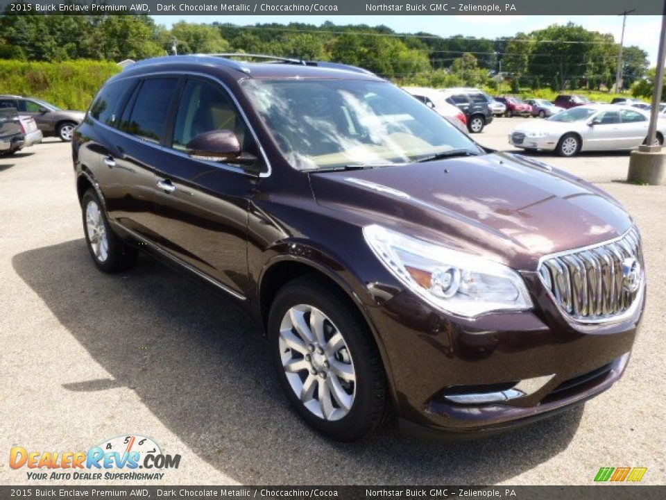 Front 3/4 View of 2015 Buick Enclave Premium AWD Photo #3