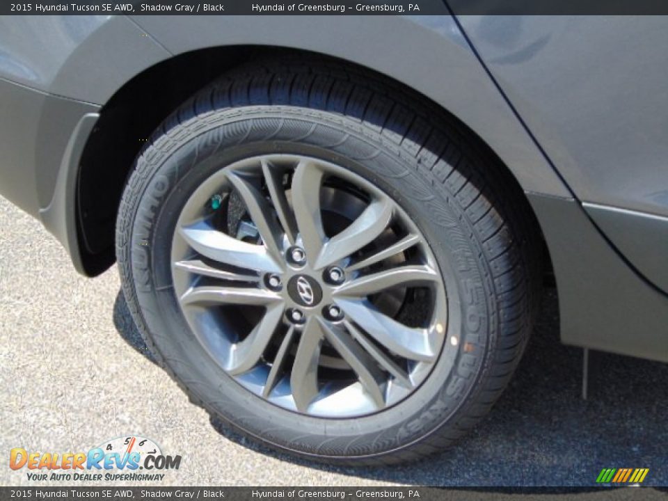 2015 Hyundai Tucson SE AWD Shadow Gray / Black Photo #3