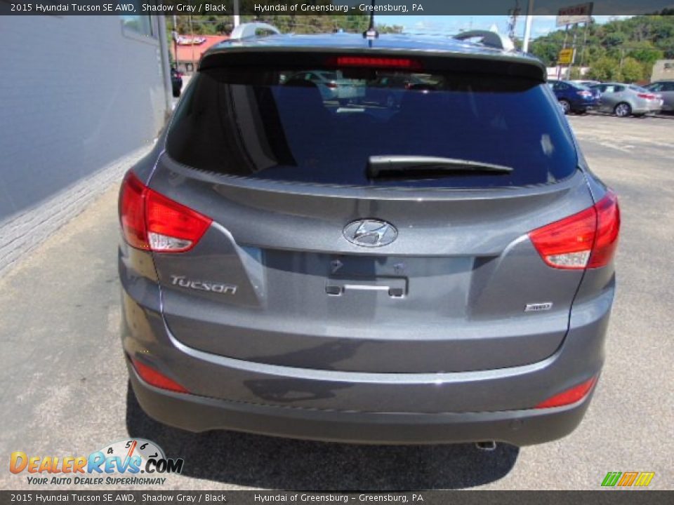 2015 Hyundai Tucson SE AWD Shadow Gray / Black Photo #6
