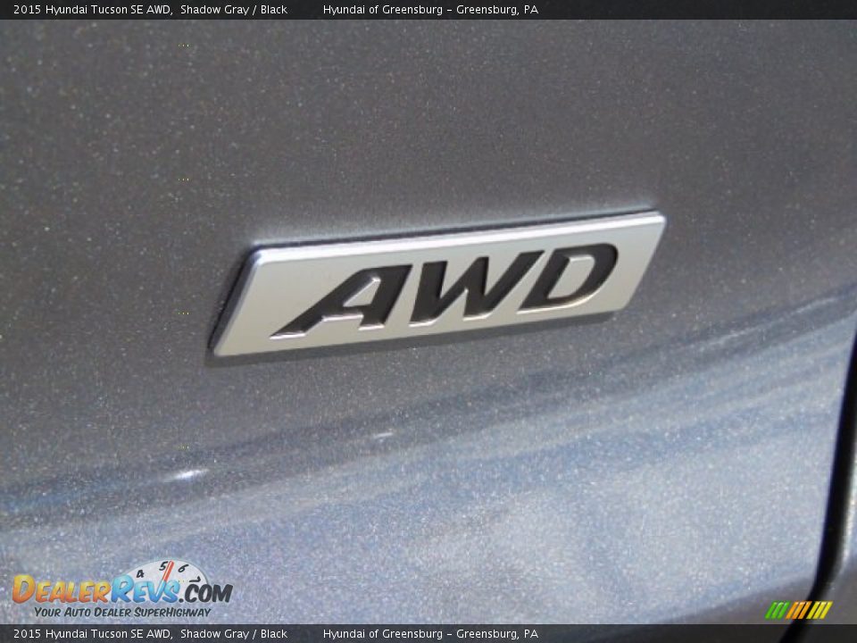 2015 Hyundai Tucson SE AWD Shadow Gray / Black Photo #7