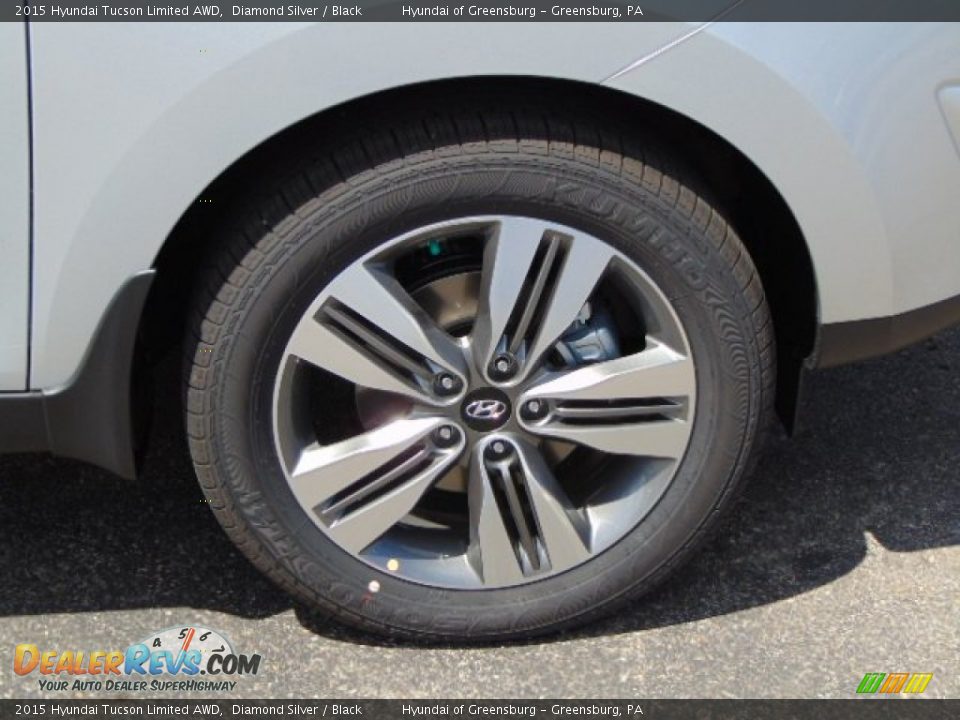 2015 Hyundai Tucson Limited AWD Diamond Silver / Black Photo #3