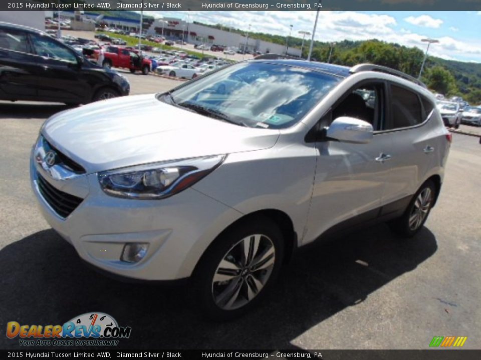 2015 Hyundai Tucson Limited AWD Diamond Silver / Black Photo #5