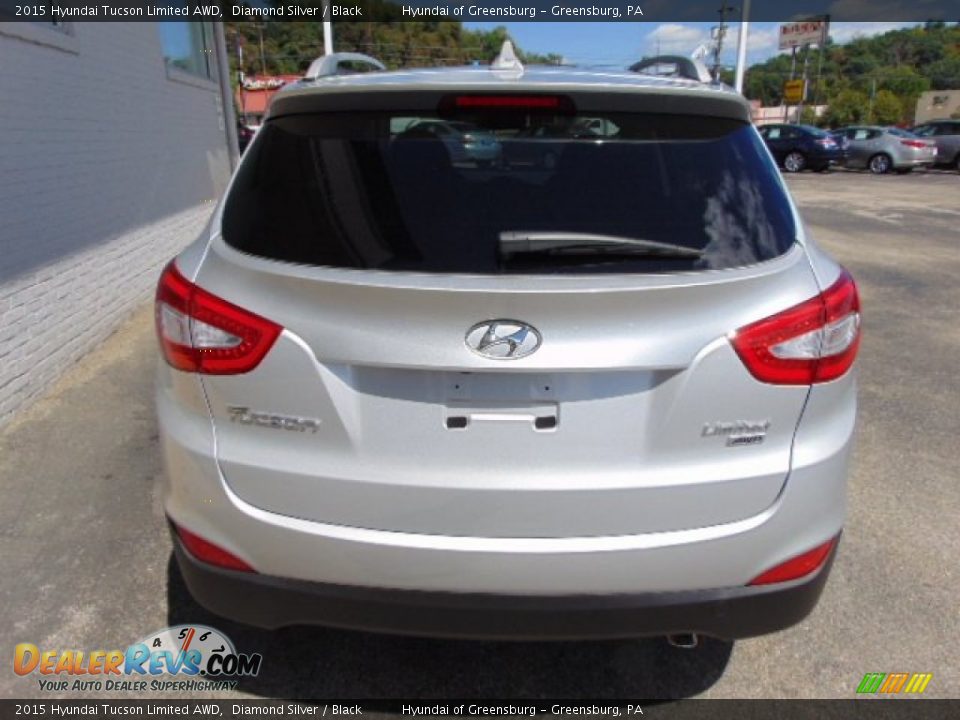 2015 Hyundai Tucson Limited AWD Diamond Silver / Black Photo #6