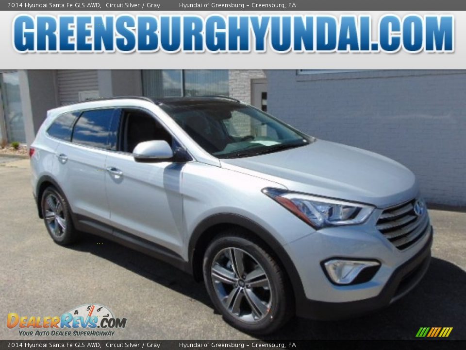 2014 Hyundai Santa Fe GLS AWD Circuit Silver / Gray Photo #1