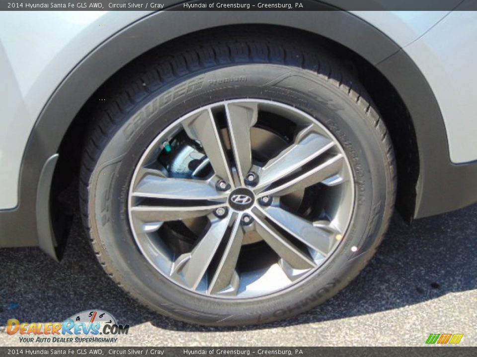 2014 Hyundai Santa Fe GLS AWD Circuit Silver / Gray Photo #3