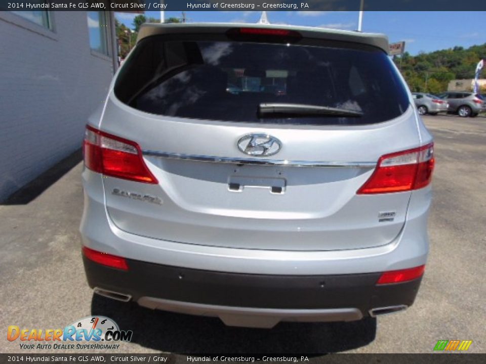 2014 Hyundai Santa Fe GLS AWD Circuit Silver / Gray Photo #6