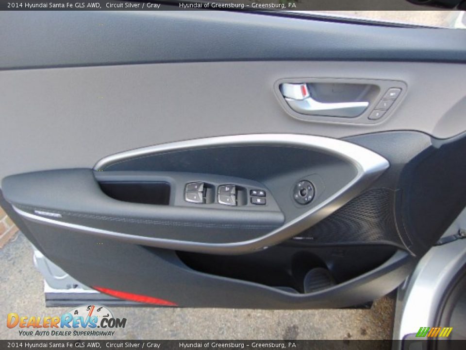 2014 Hyundai Santa Fe GLS AWD Circuit Silver / Gray Photo #9