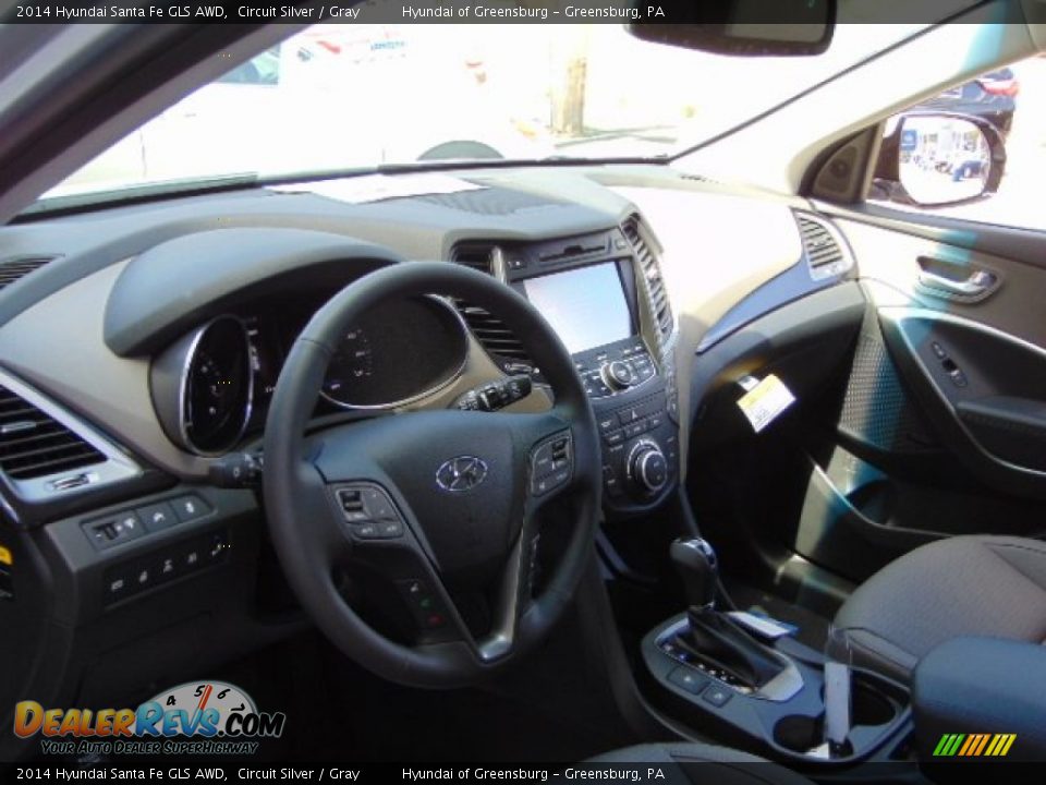 2014 Hyundai Santa Fe GLS AWD Circuit Silver / Gray Photo #10