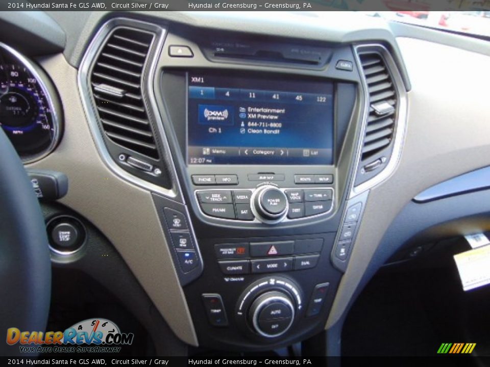 2014 Hyundai Santa Fe GLS AWD Circuit Silver / Gray Photo #14