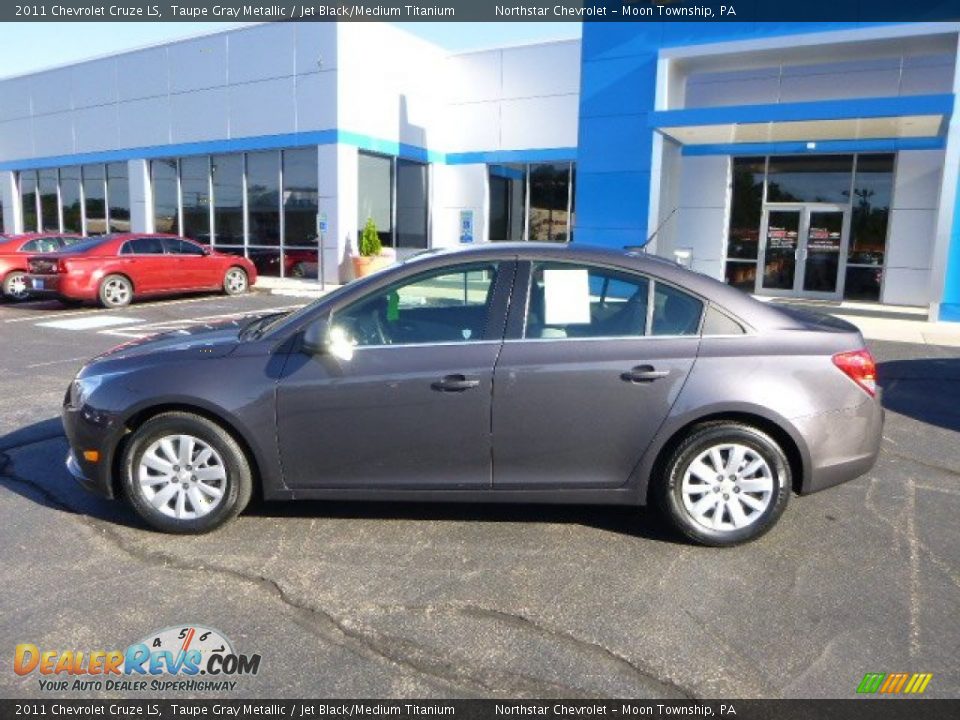 2011 Chevrolet Cruze LS Taupe Gray Metallic / Jet Black/Medium Titanium Photo #2