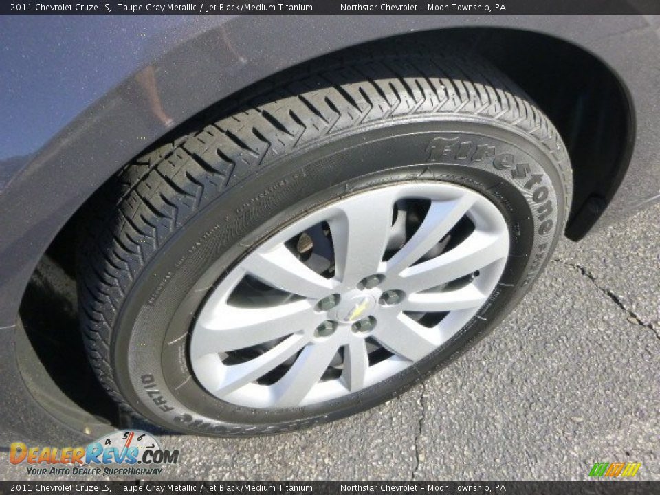 2011 Chevrolet Cruze LS Taupe Gray Metallic / Jet Black/Medium Titanium Photo #9