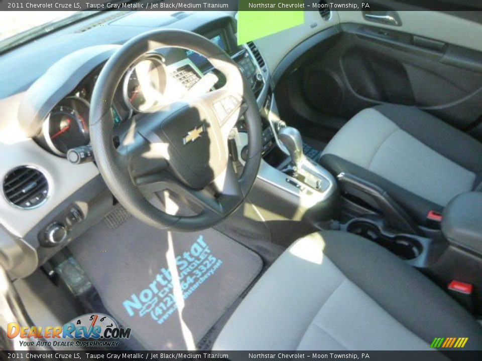 2011 Chevrolet Cruze LS Taupe Gray Metallic / Jet Black/Medium Titanium Photo #15