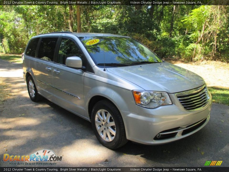 2012 Chrysler Town & Country Touring Bright Silver Metallic / Black/Light Graystone Photo #3