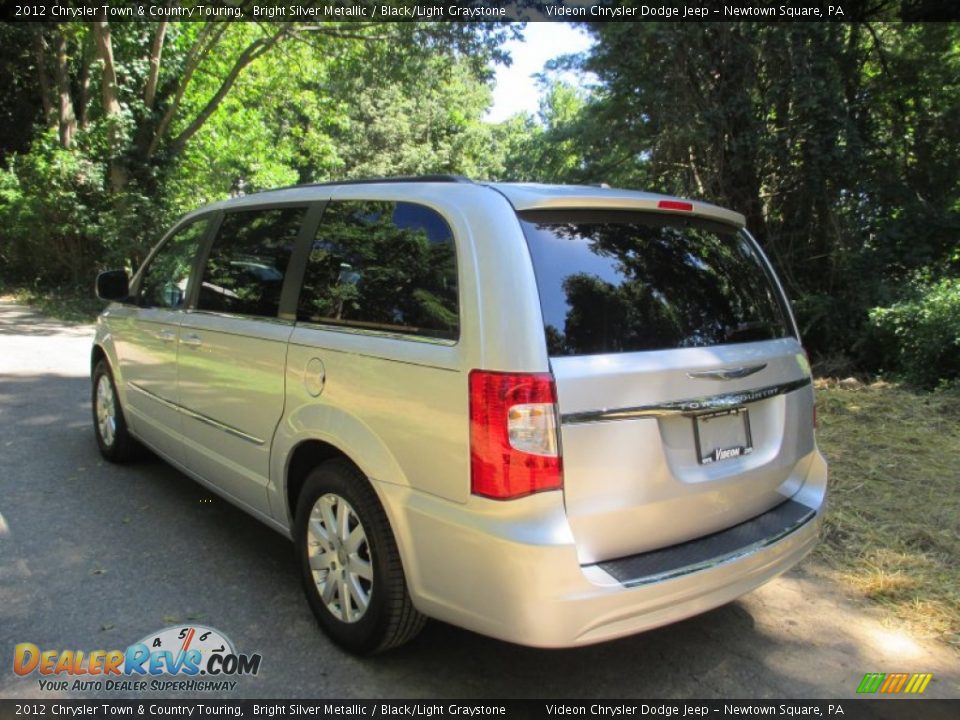 2012 Chrysler Town & Country Touring Bright Silver Metallic / Black/Light Graystone Photo #6